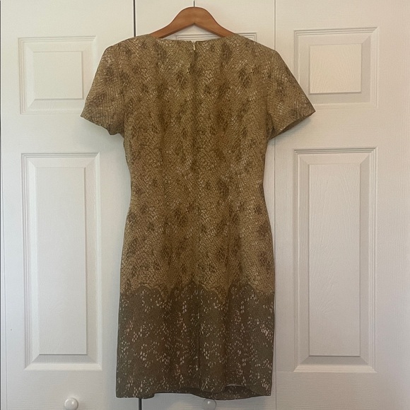 Chic Tan Mini Dress - Picture 3 of 3